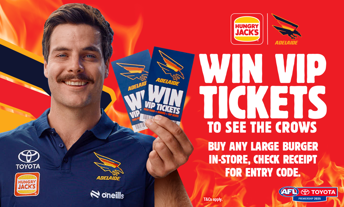 WIN ADELAIDE CROWS VIP TICKETS!