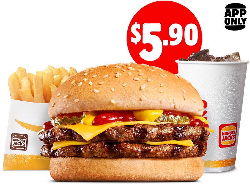 $5.90 Double Cheeseburger SVM