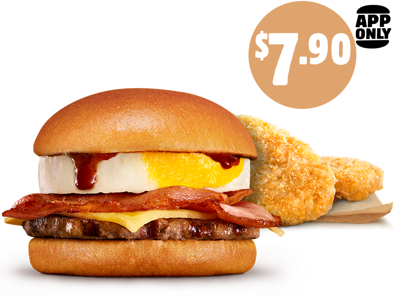 $7.90 Jack's Brekky Roll + 2 x Hash Browns