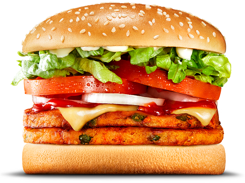 Double Veggie Whopper Cheese