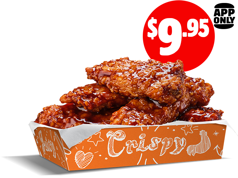 $9.95 5x Chicken Saucy Ribs