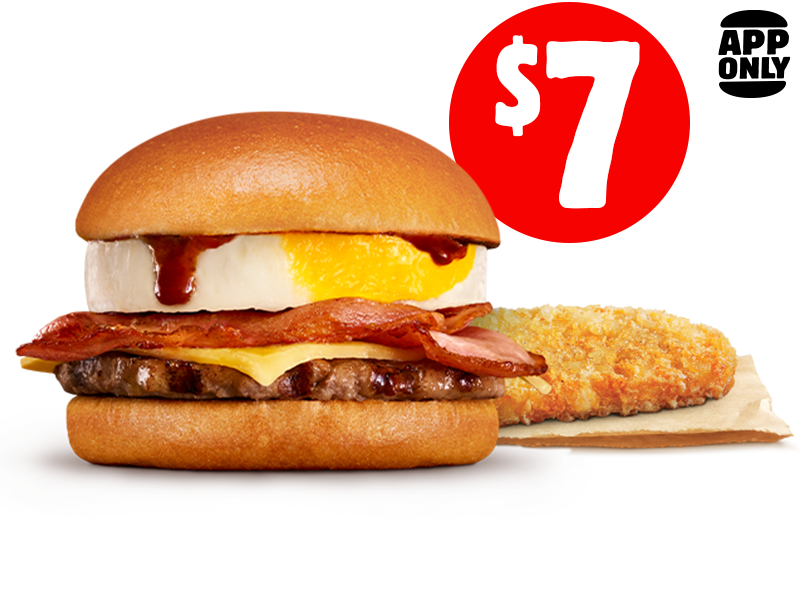 $7 Jack's Brekky Roll + Hash Brown