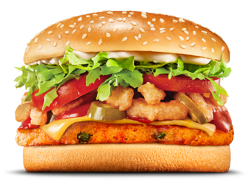 Angry Veggie Whopper Cheese
