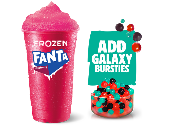 Frozen Raspberry with Bursties