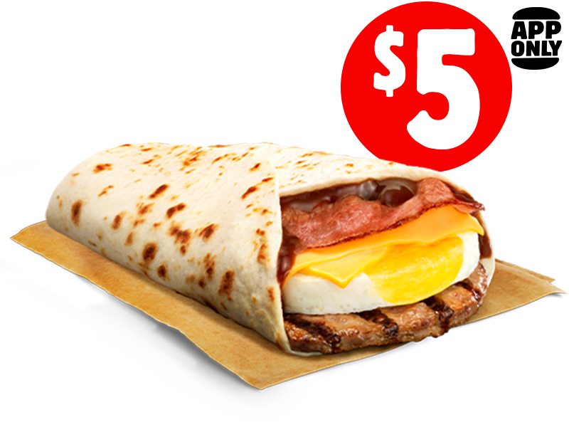 $5 BBQ Brekky Wrap