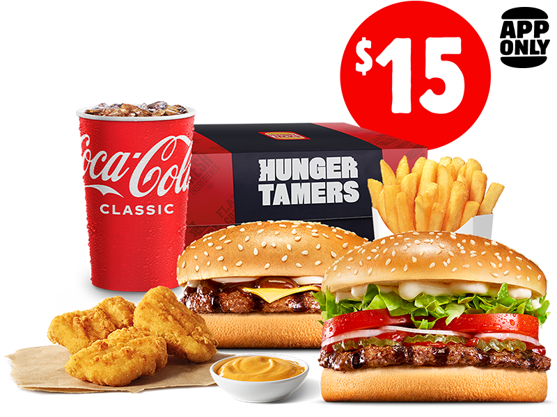 $15 Medium Whopper® Hunger Tamers
