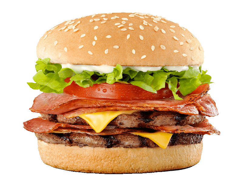 jr bacon cheeseburger calories jack box