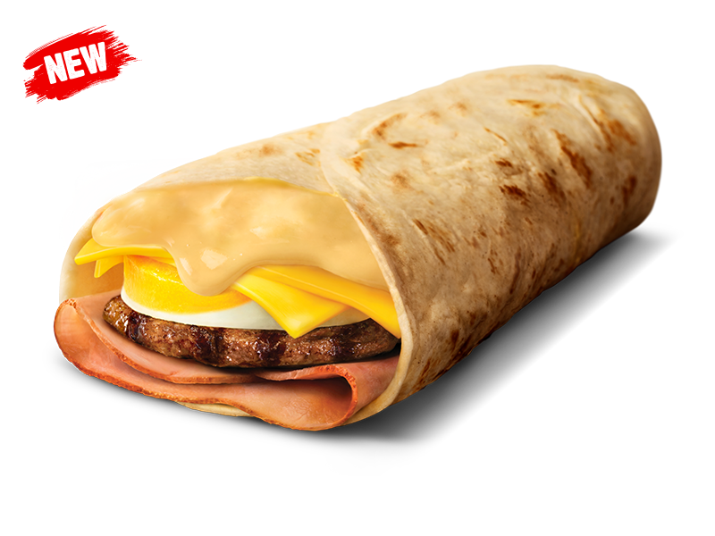 Eggs Benny Brekky Wrap