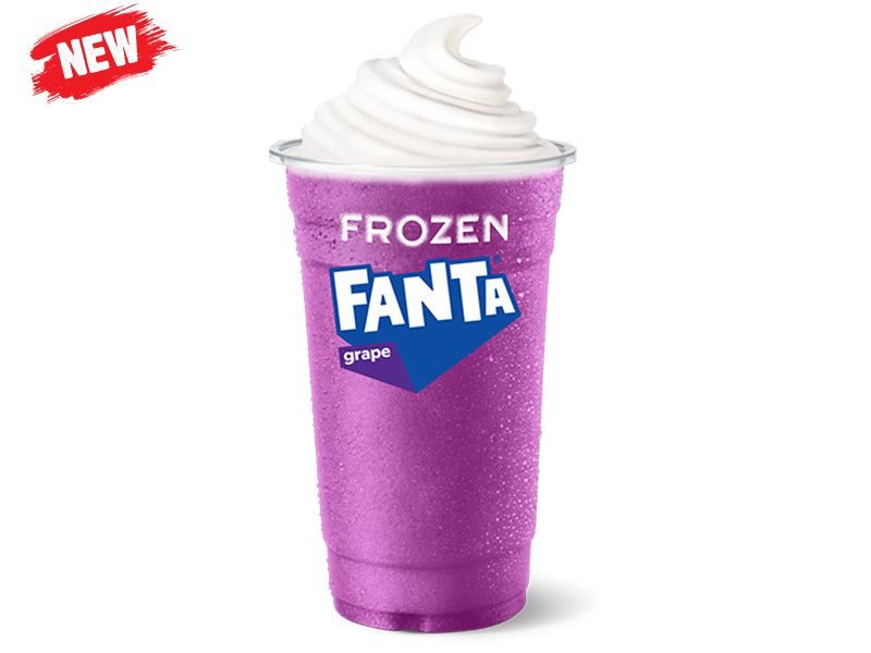 Frozen Fanta® Grape Spider