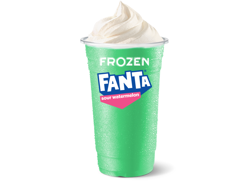 Frozen Fanta® Sour Watermelon Spider