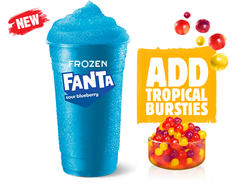 Frozen Fanta® Sour Blueberry