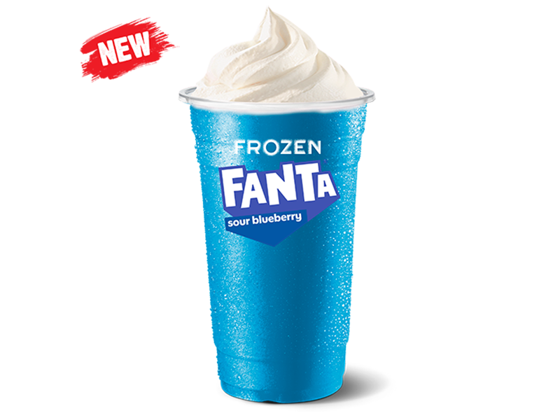 Frozen Fanta® Sour Blueberry Spider
