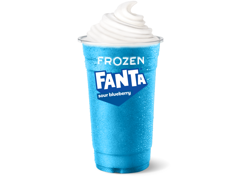 Frozen Fanta® Sour Blueberry Spider
