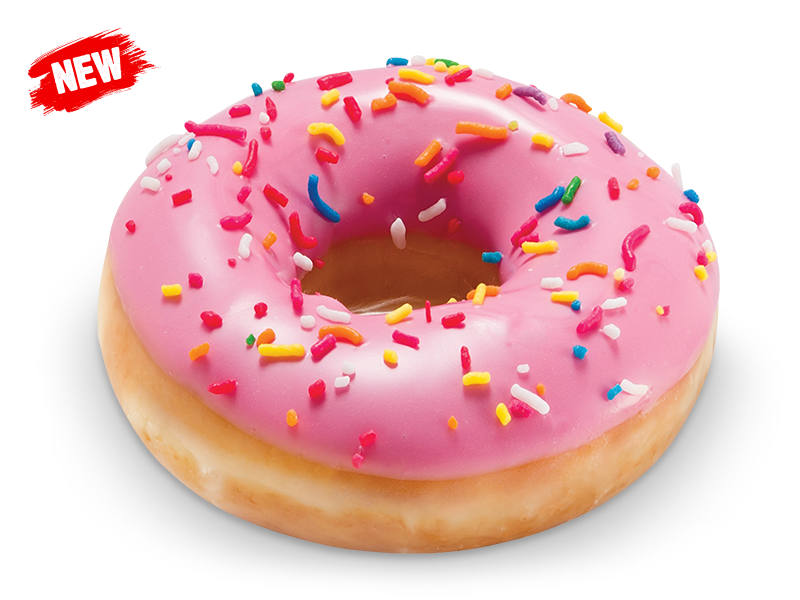 Strawberry Sprinkle Doughnut