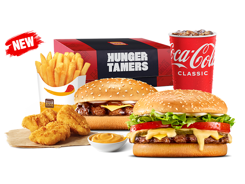Cheesy Cheese Whopper Hunger Tamers