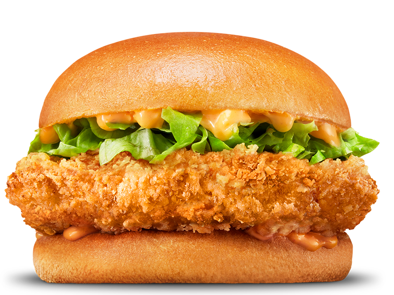 Spicy Fried Chicken with Lettuce